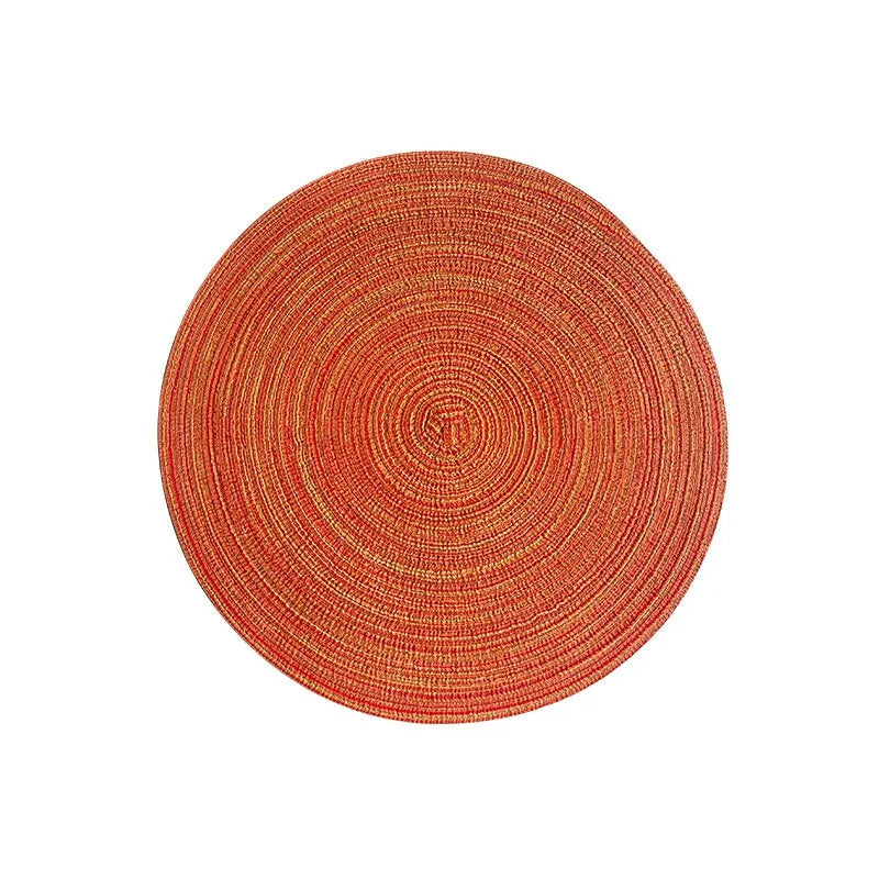 Ronde Gevlochten Katoenen Placemats & Onderzetters - Hittebestendig