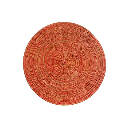 Ronde Gevlochten Katoenen Placemats & Onderzetters - Hittebestendig