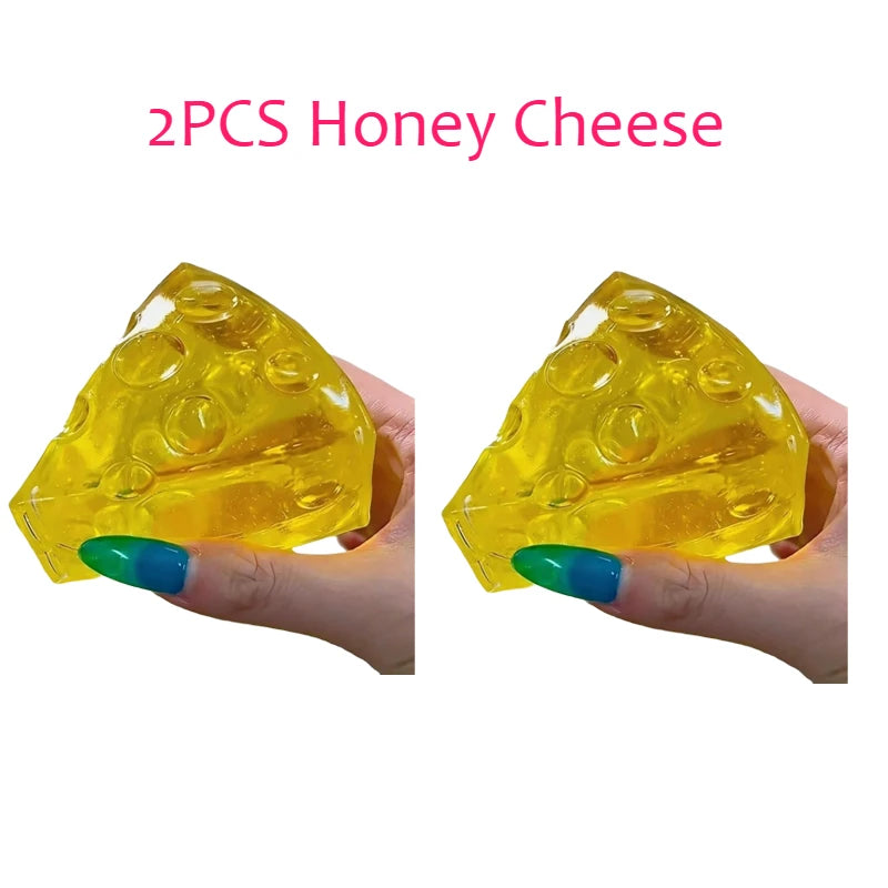 Squishy Honing Kaas Fidget Speelgoed - Super Zacht Mochi Anti-Stress