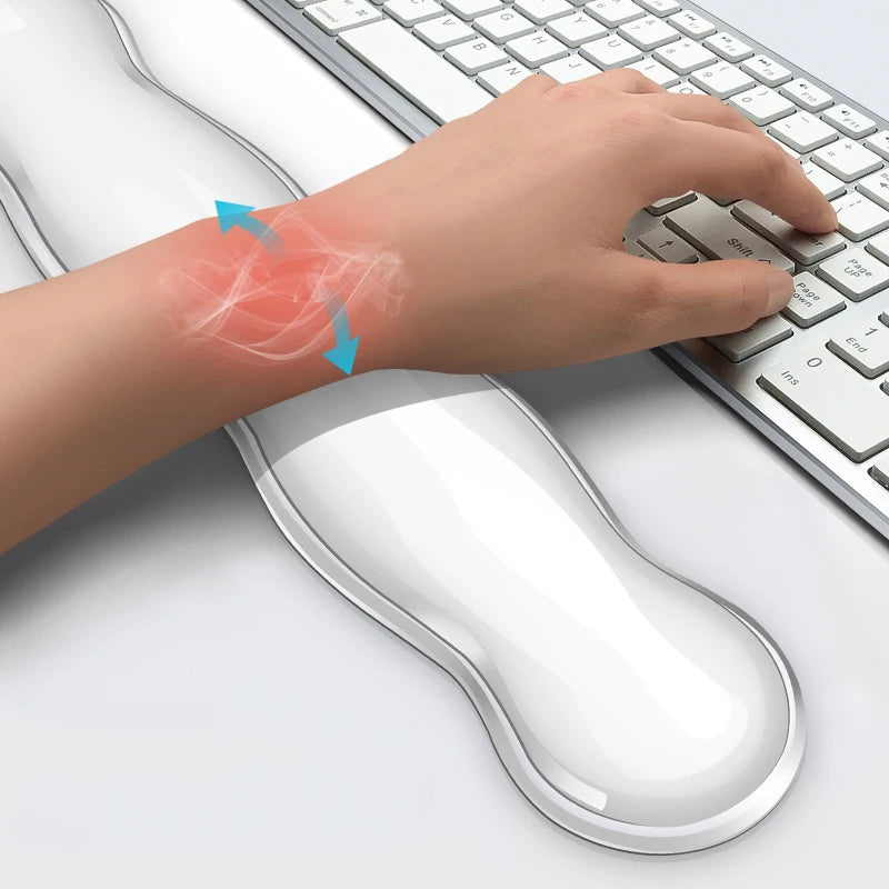 Koelende Gel Toetsenbord en Muis Polssteun Set - Ergonomische Steun