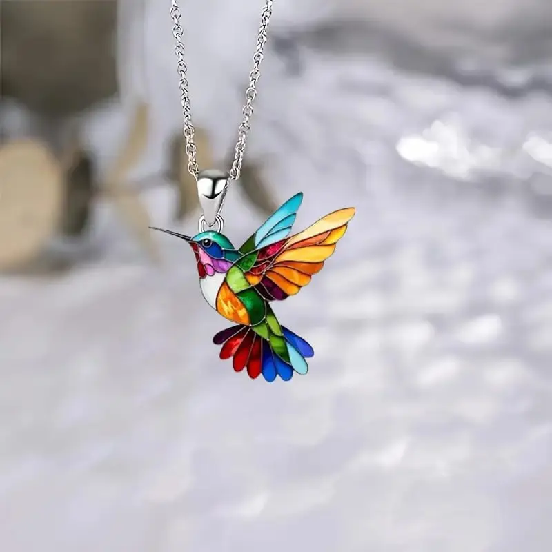 Elegante Kolibrie Ketting