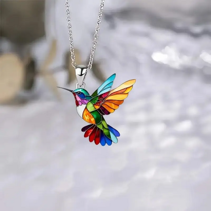 Elegante Kolibrie Ketting