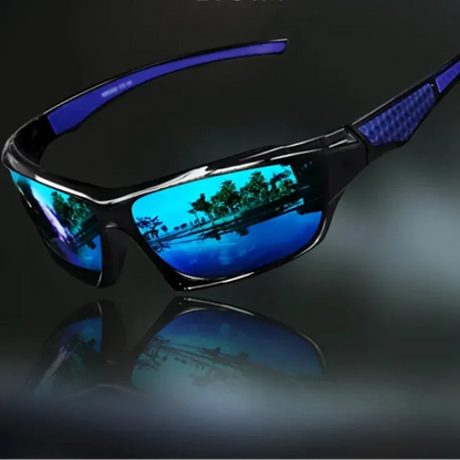 Mode Sport Zonnebril Gepolariseerd UV400 Bescherming voor Mannen & Vrouwen - Ronde Metalen Frame