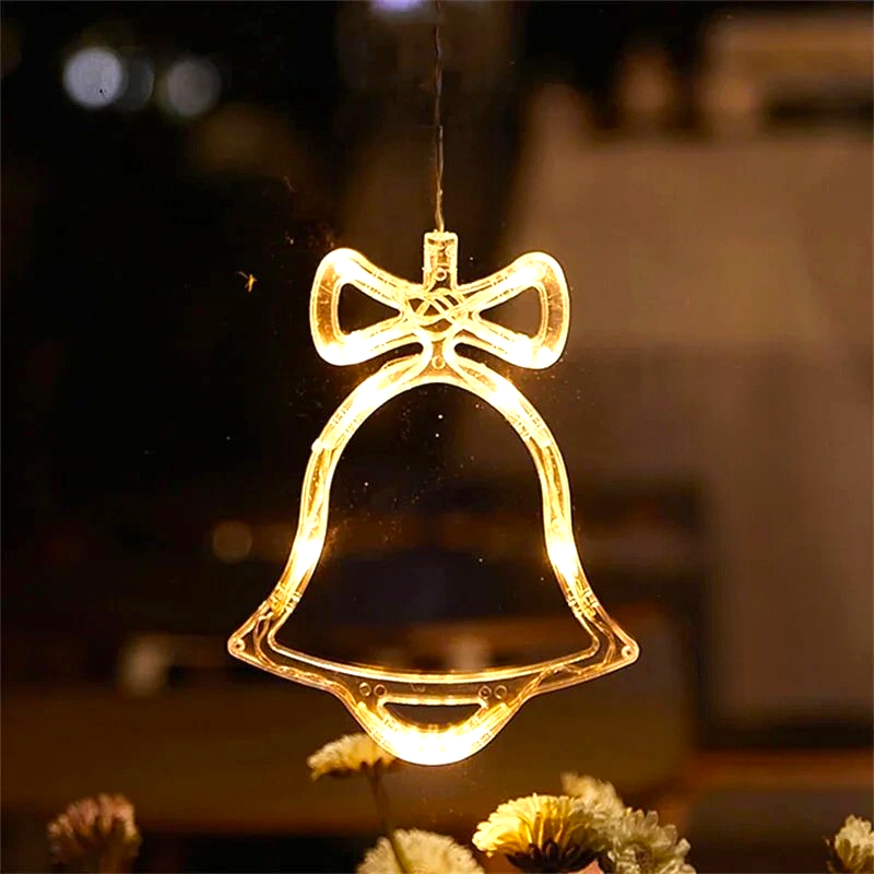 LED Kerst Raamhangers met Verlichting