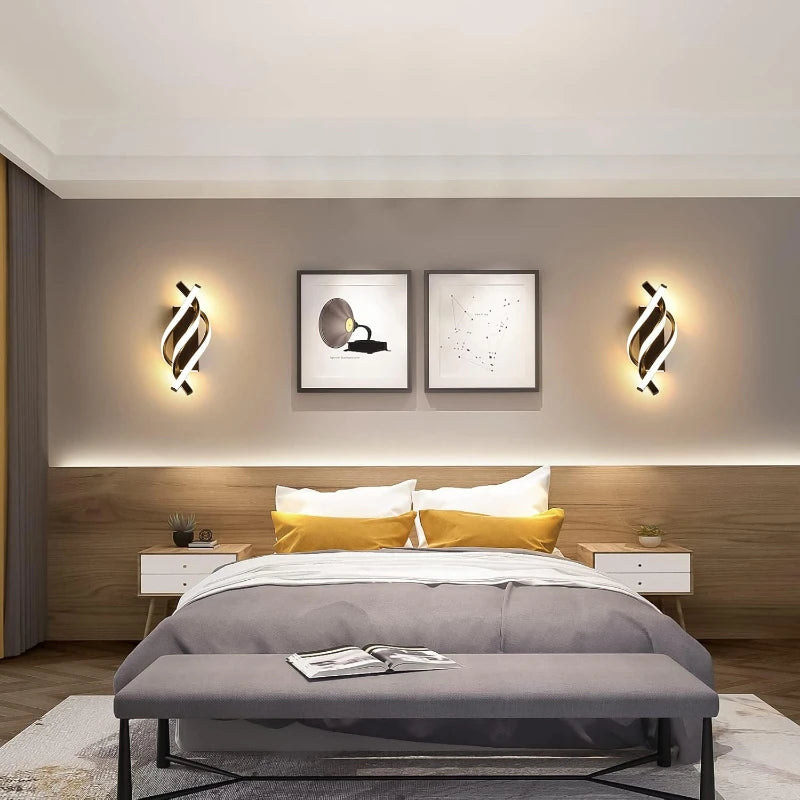 Moderne Wave LED Wandlamp