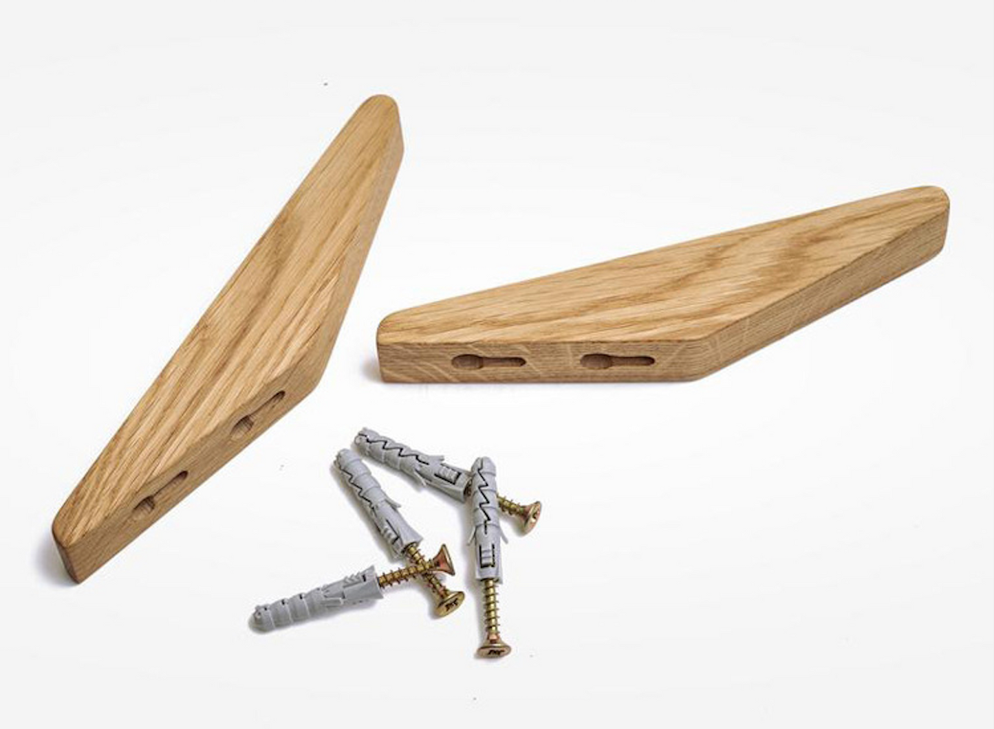 Naturéa – Set van 2 Handgemaakte Houten Wandhaken met Boho-Charme