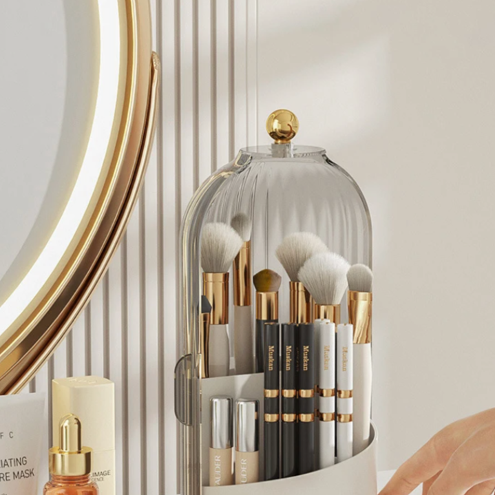 OrganizeLuxe – Luxe Acryl Cosmetica Organizer met 360° Rotatie