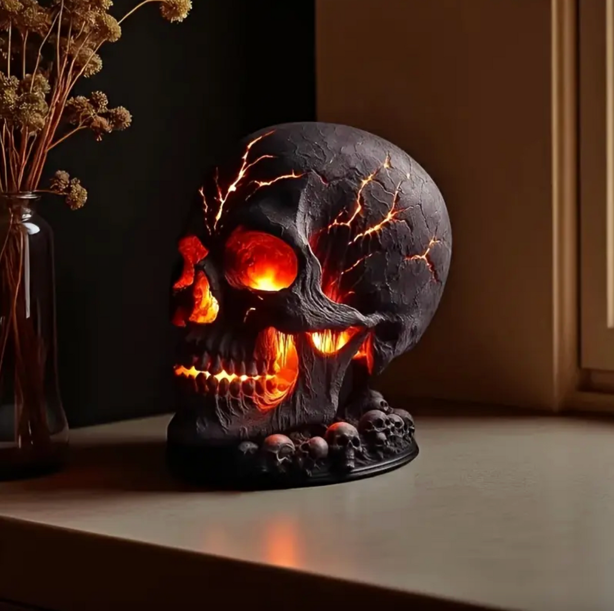 Inferno™ – Smeltende Skull Lava Lamp