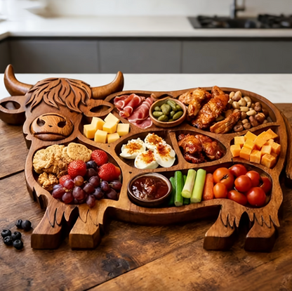 Highland Feast™ - Rustieke Koe Charcuterie Plank