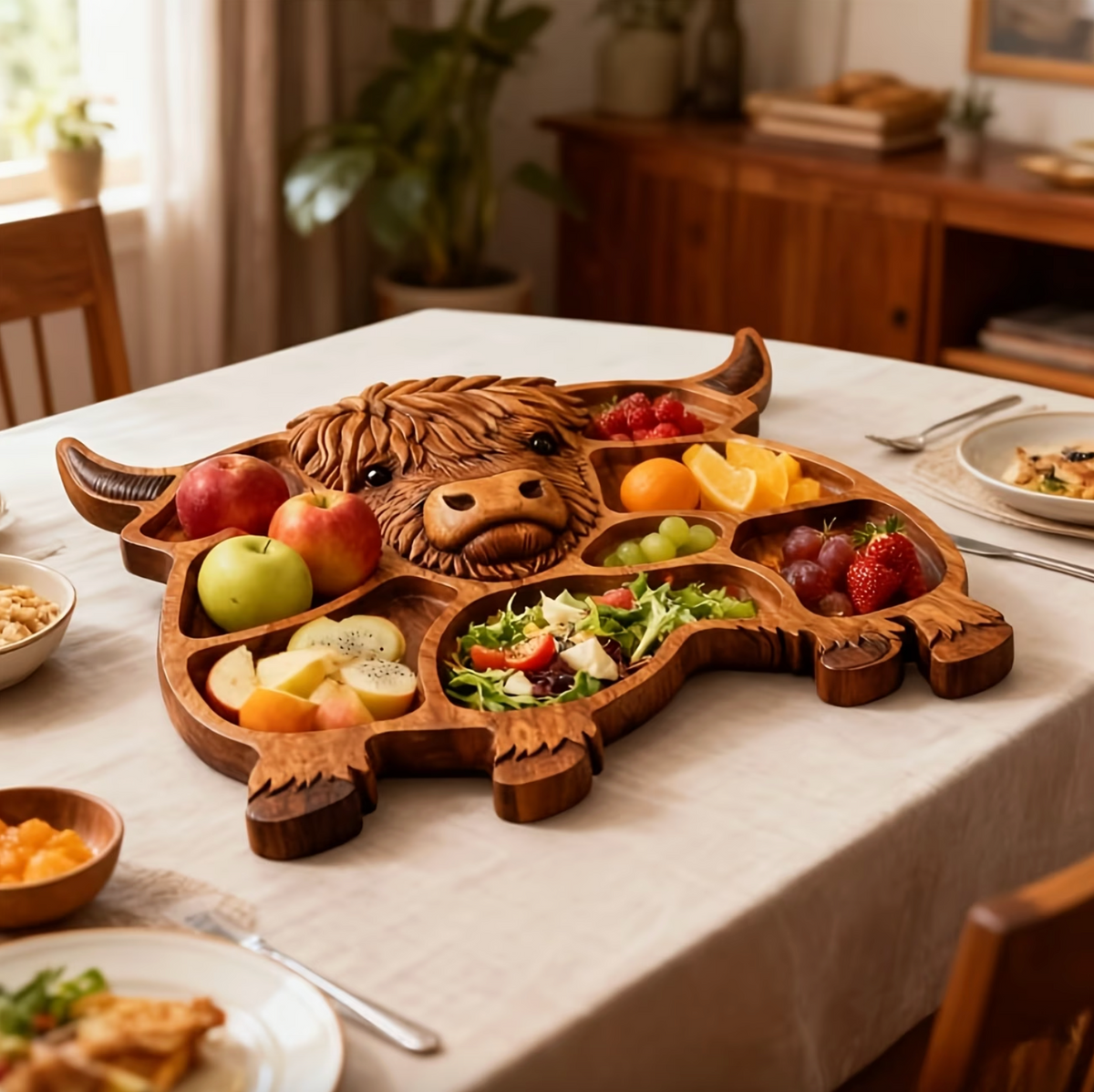 Highland Feast™ - Rustieke Koe Charcuterie Plank