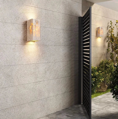 Travertin Wandlamp Natuursteen Moderne Minimalistische Wandlamp