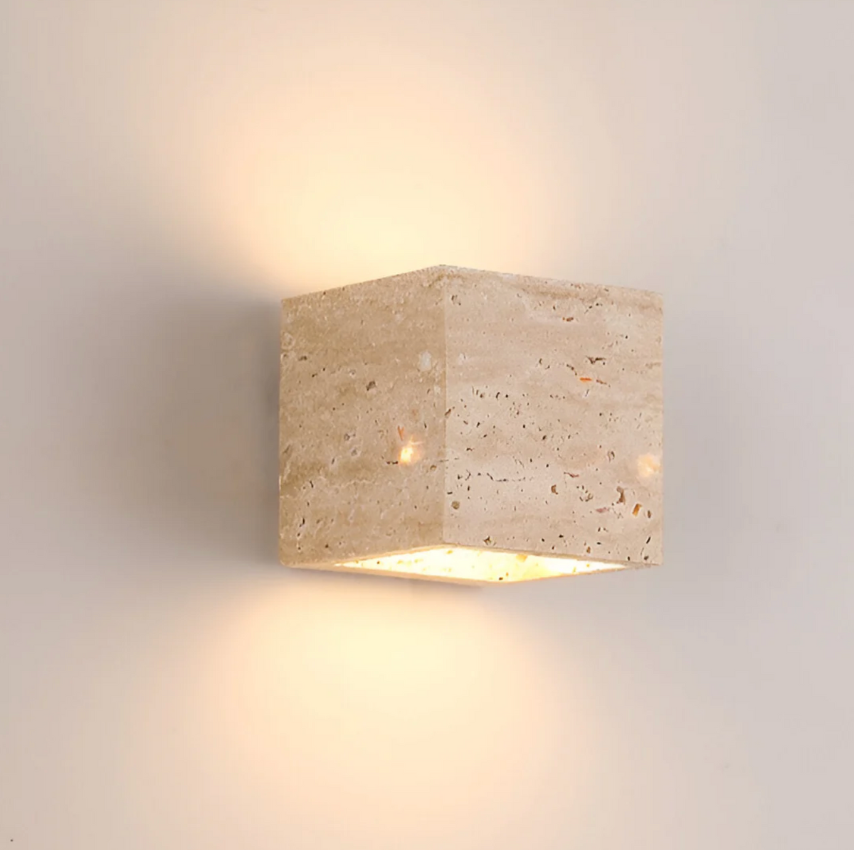 Travertin Wandlamp Natuursteen Moderne Minimalistische Wandlamp