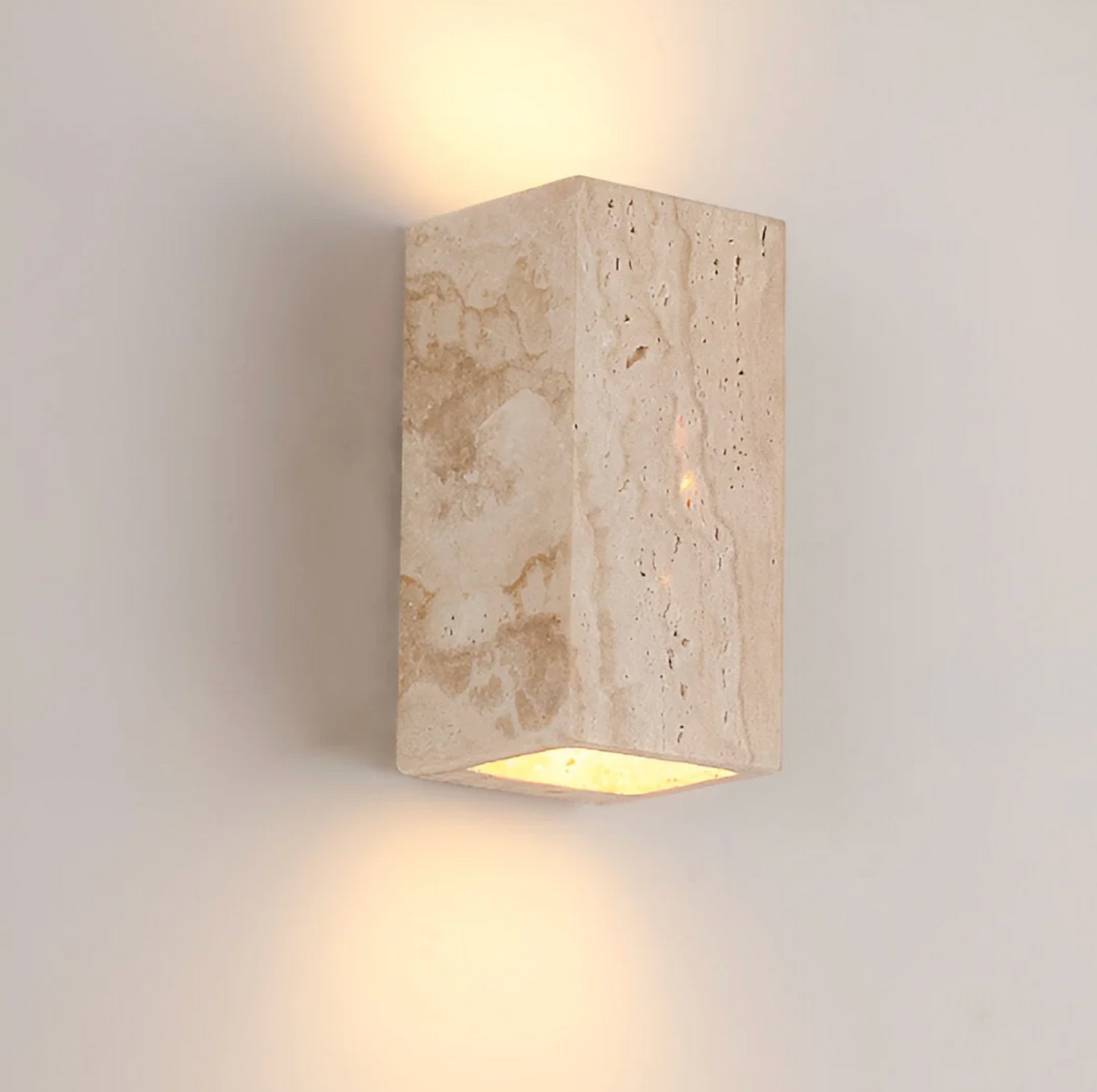 Travertin Wandlamp Natuursteen Moderne Minimalistische Wandlamp