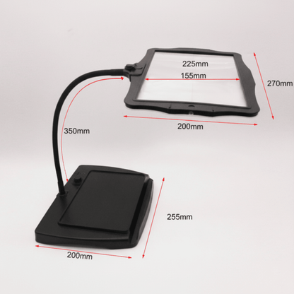HANDWERK LUX – Tafel vergrootglas met LED voor nauwkeurig werk en duidelijke details