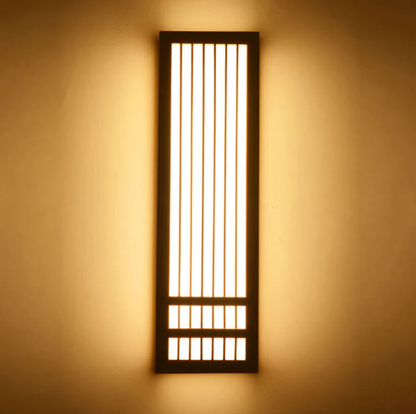 Japandi Houten Wandlamp LED Minimalistische Decoratieve Wandlamp