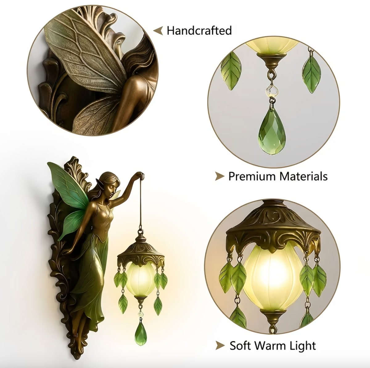 Aetheria™ - Betoverde Feeën Gloed Wandlamp