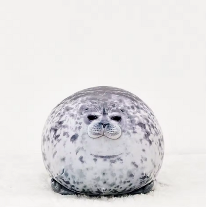 Boze Blob Zeehond Kussen 3D Pluche Speelgoed voor Kinderen, 20CM Schattig Zeeleeuw Cadeau