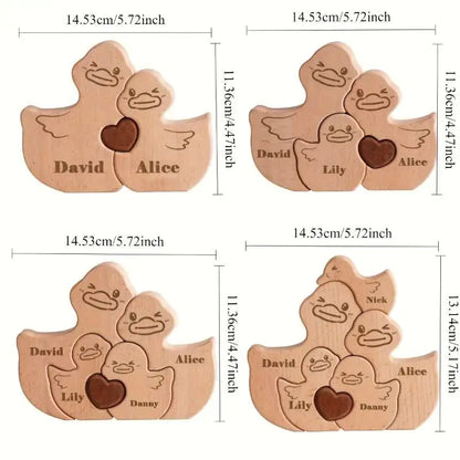 Wood Duck Family Puzzel