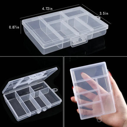 Transparante Plastic Sorteerdoos - Verstelbare Vakken Organizer