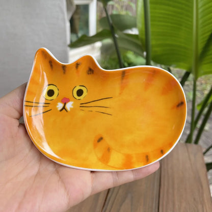 Japanse Kat Keramische Sausschaal - Schattig Dipschaaltje