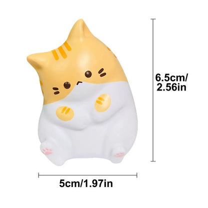 Schattige Kat Squishy - Zachte Anti-Stress Fidget voor Kattenliefhebbers