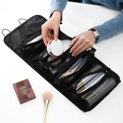 4-in-1 Oprolbare Make-Up Reistas - Inklapbare Cosmeticatas