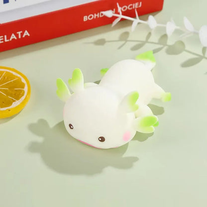 Kawaii Axolotl PU Slow Rebound Squishy - Anti-Stress Speelgoed