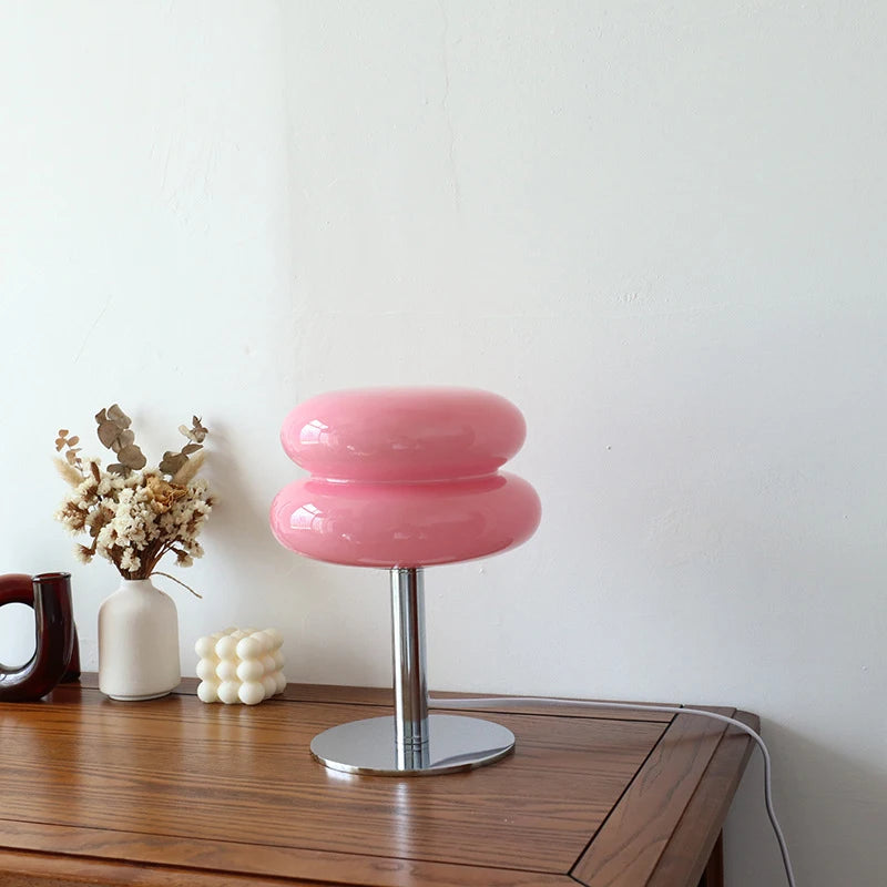 Macaron Glazen Tafellamp