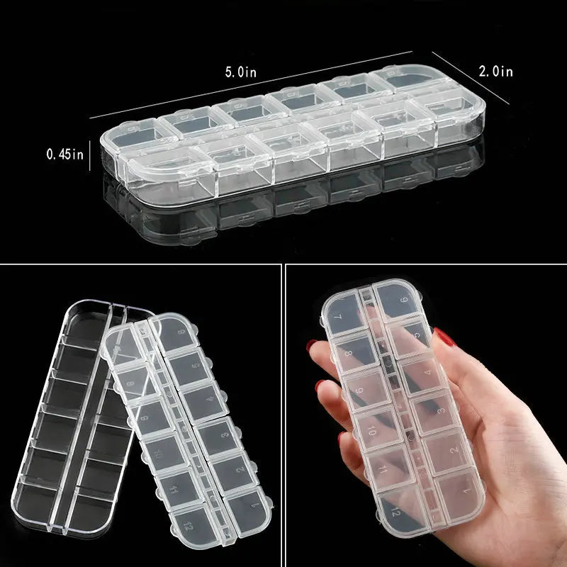 Transparante Plastic Sorteerdoos - Verstelbare Vakken Organizer