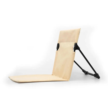 Inklapbare Grondstoel voor Strand & Camping - Met Rugsteun