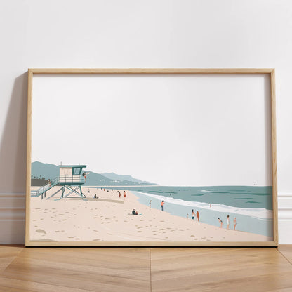Strand & Zee Canvas Poster - Tropische Wanddecoratie Print