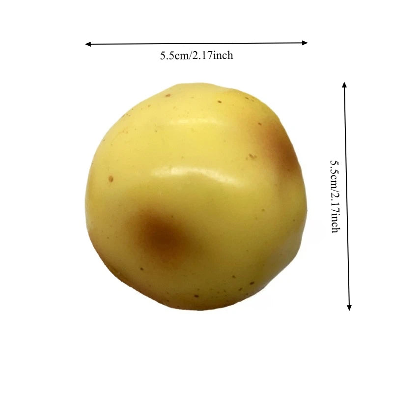 Realistische Aardappel Anti-Stress Bal Squishy - Rekbaar Fidget Speelgoed