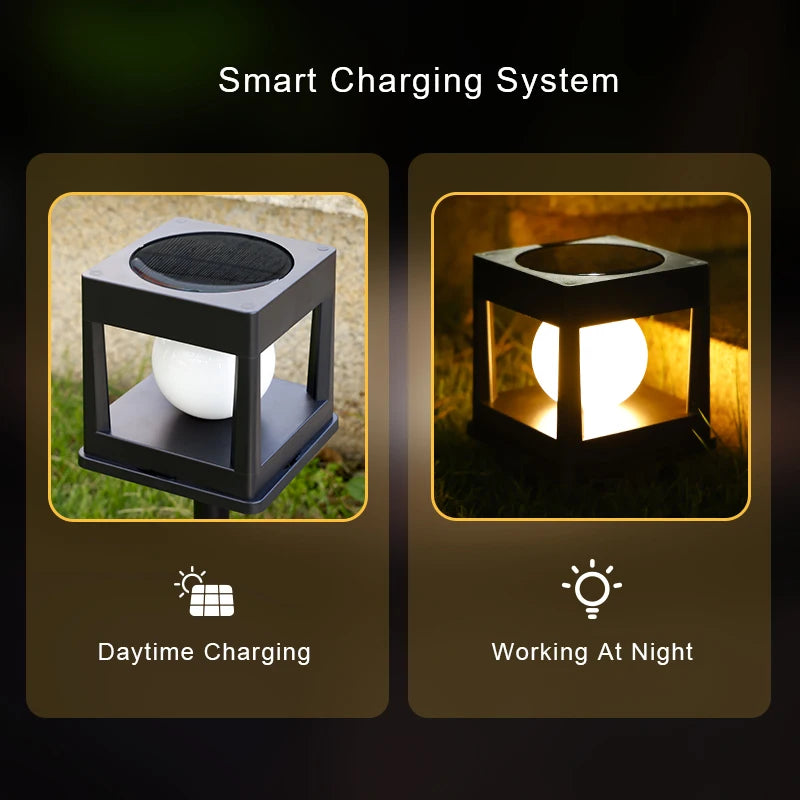 Solar Palpaallamp voor Buiten – Waterdichte Pijler- & Accentverlichting