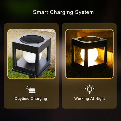 Solar Palpaallamp voor Buiten – Waterdichte Pijler- & Accentverlichting