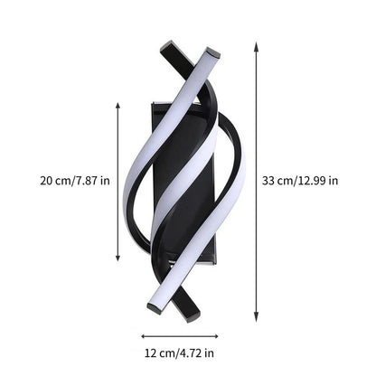 Moderne Wave LED Wandlamp