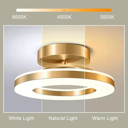 Moderne Ronde LED Plafondlamp - 3 Lichtkleuren Opbouwlamp