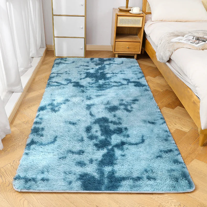 VIKAMA Zacht Zijdewollen Vloerkleed - Scandinavisch Antislip Kleed