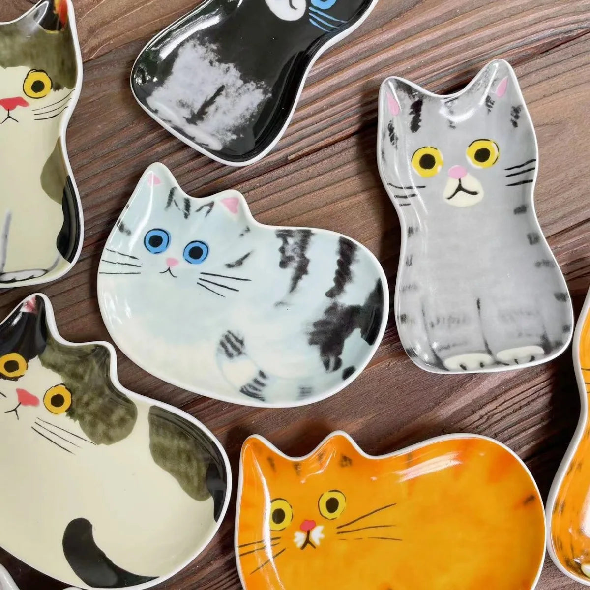 Japanse Kat Keramische Sausschaal - Schattig Dipschaaltje