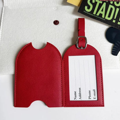 Personaliseer initialen bagagelabel op maat LOGO letter mannen vrouwen koffer naam bagagelabel PU vliegtuig labels reisaccessoires