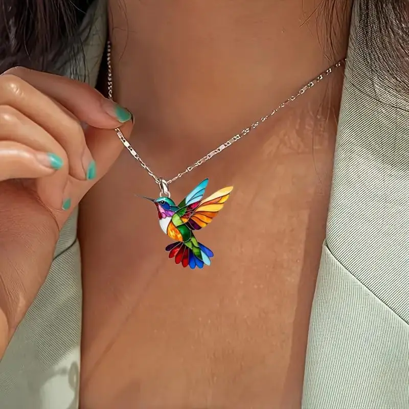 Elegante Kolibrie Ketting
