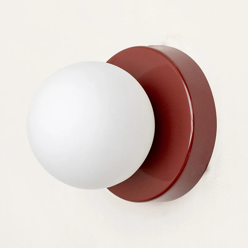 Moderne Scandinavische Glazen Bol Wandlamp - G9 LED Lamp