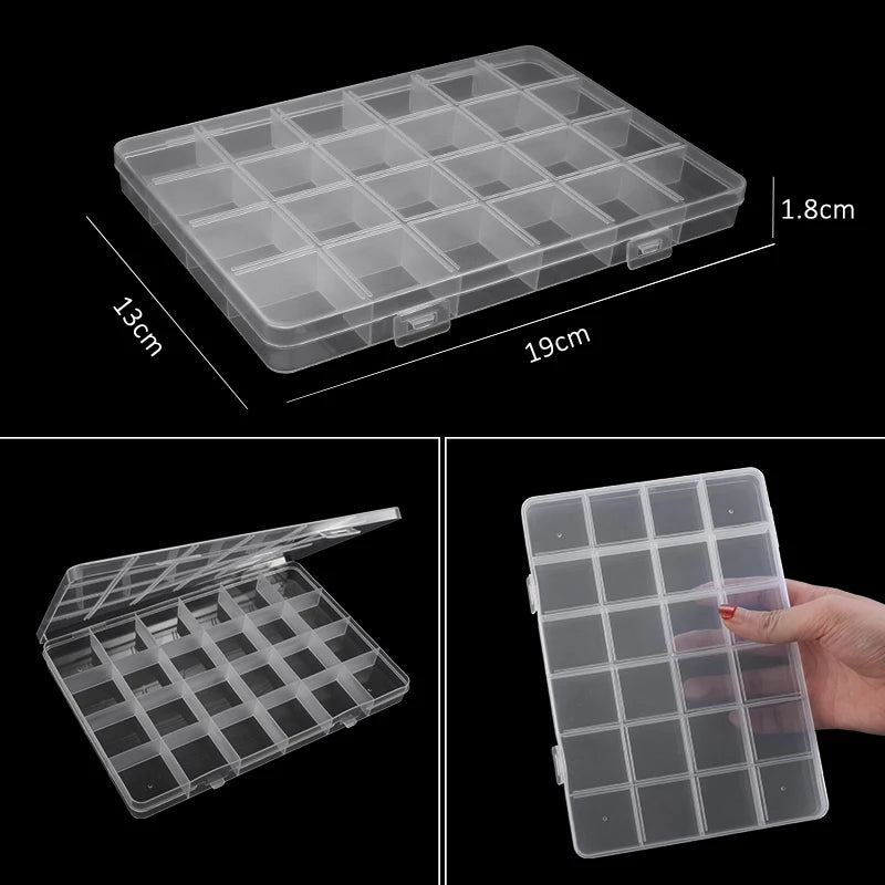 Transparante Plastic Sorteerdoos - Verstelbare Vakken Organizer