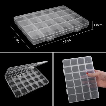 Transparante Plastic Sorteerdoos - Verstelbare Vakken Organizer