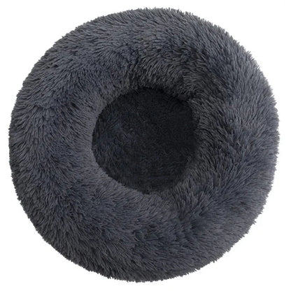 Kalmerende Pluche Hondenmand - Ronde Donut Dierenmand