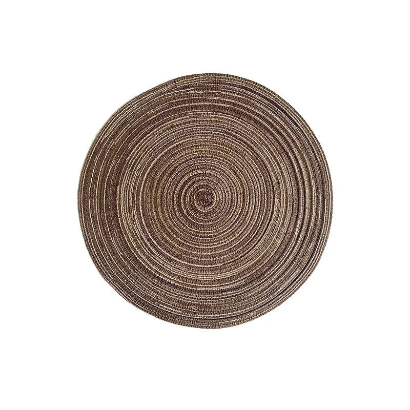 Ronde Gevlochten Katoenen Placemats & Onderzetters - Hittebestendig