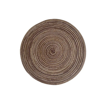 Ronde Gevlochten Katoenen Placemats & Onderzetters - Hittebestendig