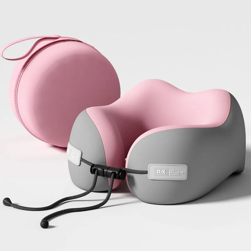 U-Vorm Traagschuim Reiskussen - Ergonomisch Neksteun Kussen