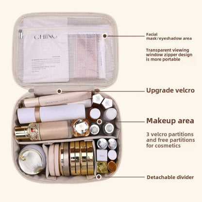 Grote Make-Up Reistas & Cosmeticatas - Luxe PU Leer