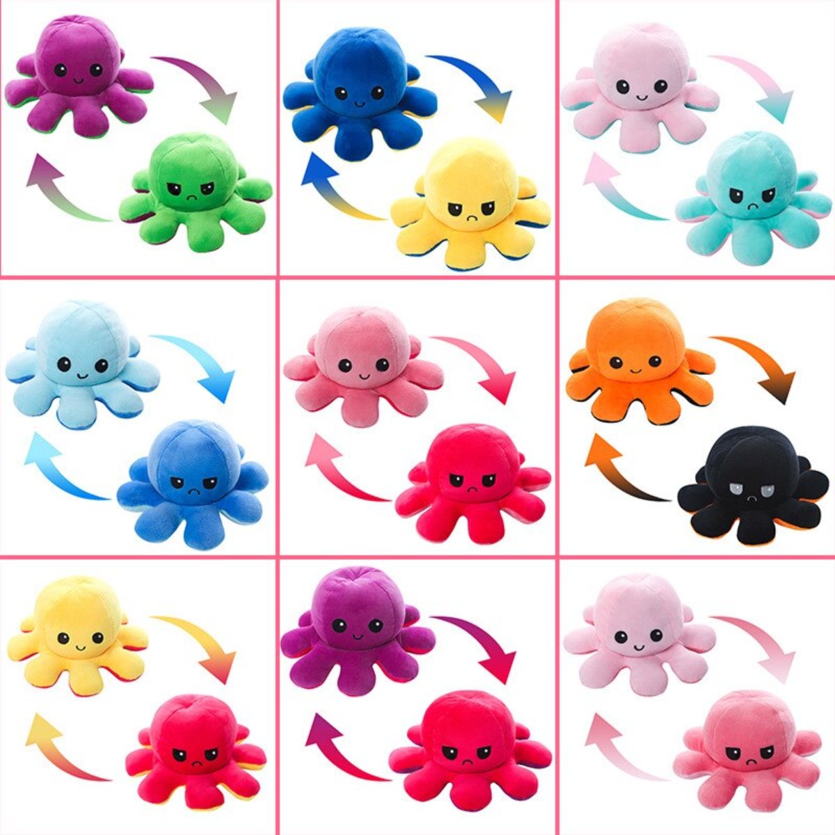 Flip Octopus Knuffel | Jouw emotionele metgezel