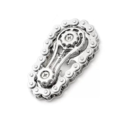 Metalen Ketting & Tandwiel Fidget Spinner